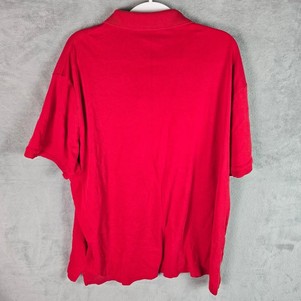 Polo Ralph Lauren Mens XL Red Short Sleeve Cotton Pique‎ Pony Logo Polo Shirt